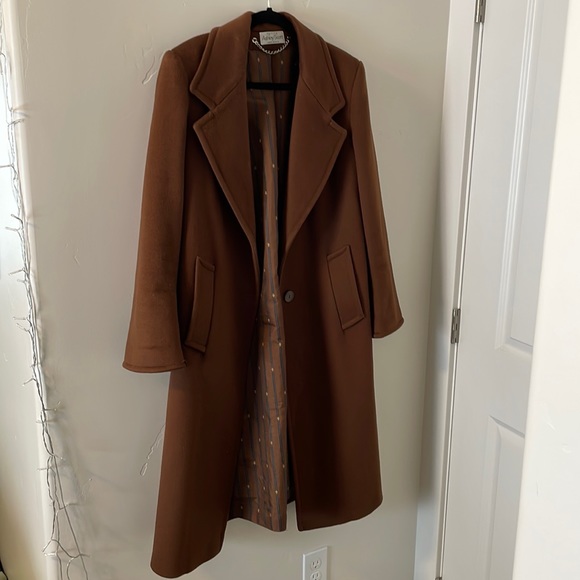 Vintage Jackets & Blazers - 100% wool vintage trench coat
